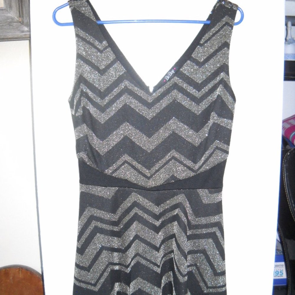 Black and Gold Dress